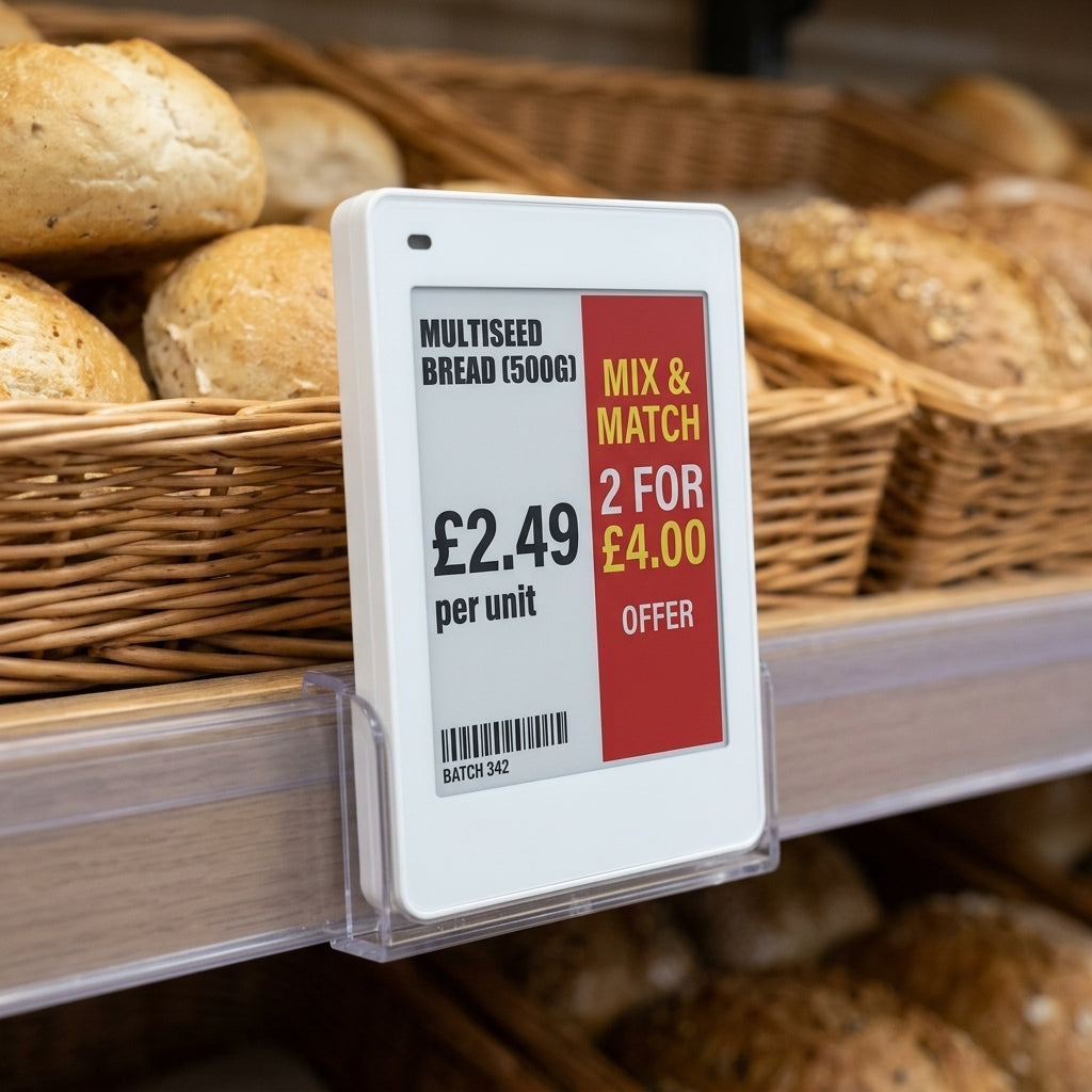 3.5" Electronic Paper Pricing Label Ultra-Low Power Display (view 2)