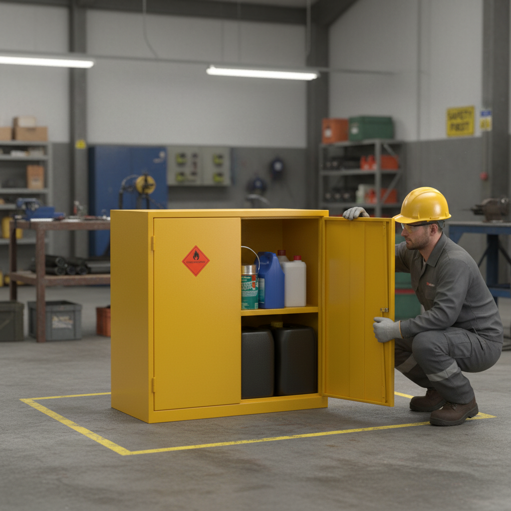 Flammable Liquids Cabinet - HSC36/36 ||L915mm x W457mm x H915mm