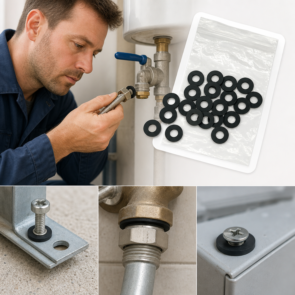 Neoprene Rubber Washers for General-Purpose Applications