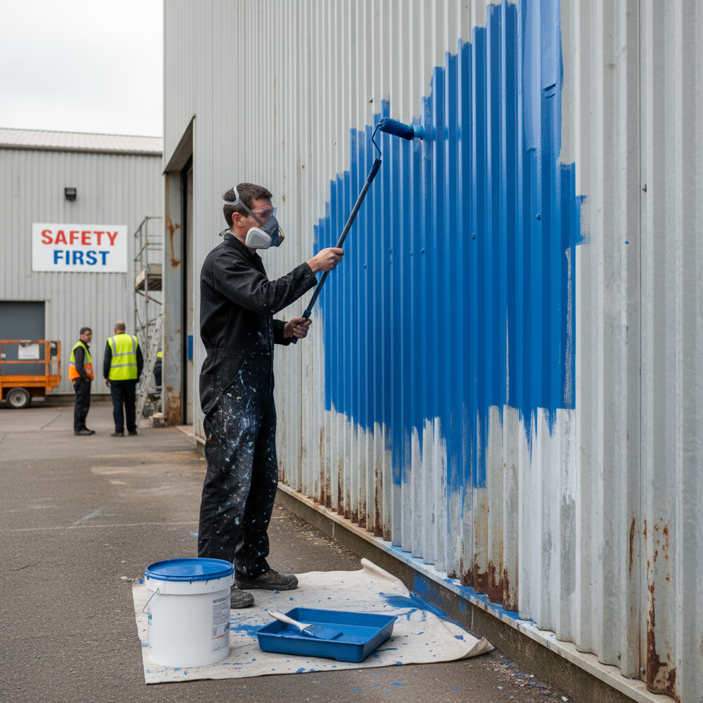 Premium Multi-Purpose Cladding Paint for Plastisol, Metal, and Wood - Easy Brush, Roller, or Spray Application