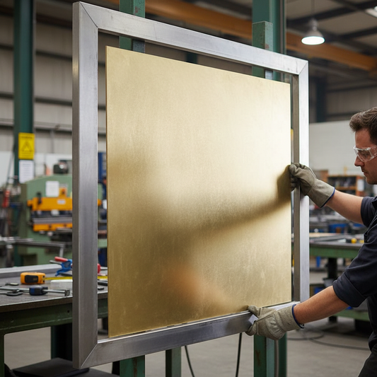 Premium 2000mm x 1000mm x 3mm Brass Sheet – High-Performance CZ108 with Excellent Corrosion Resistance and Forming Capabilities