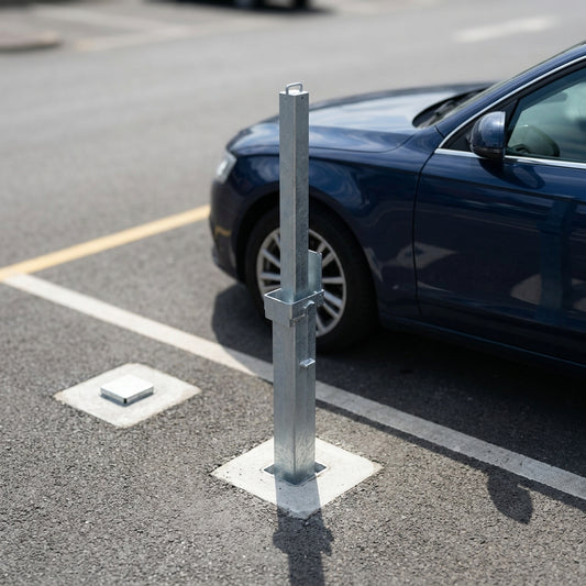 90–120mm Square Retractapost Lift Assist Telescopic Bollard