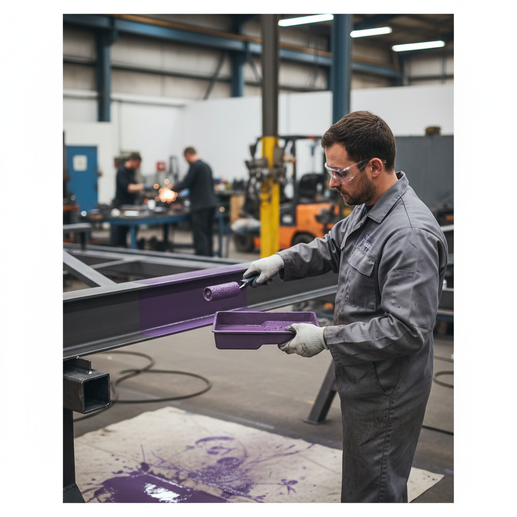 Premium RAL 4008 Signal Violet Paint - High-Performance Finish for Industrial Applications