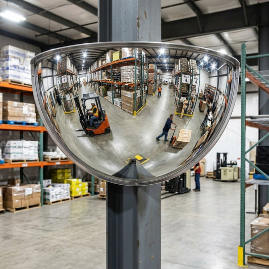 90° Acrylic Dome Convex Mirror – 600–1000mm Panoramic