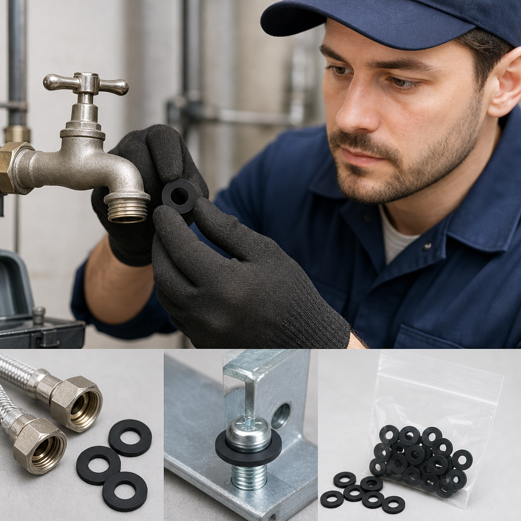 Neoprene Rubber Washers for General-Purpose Applications