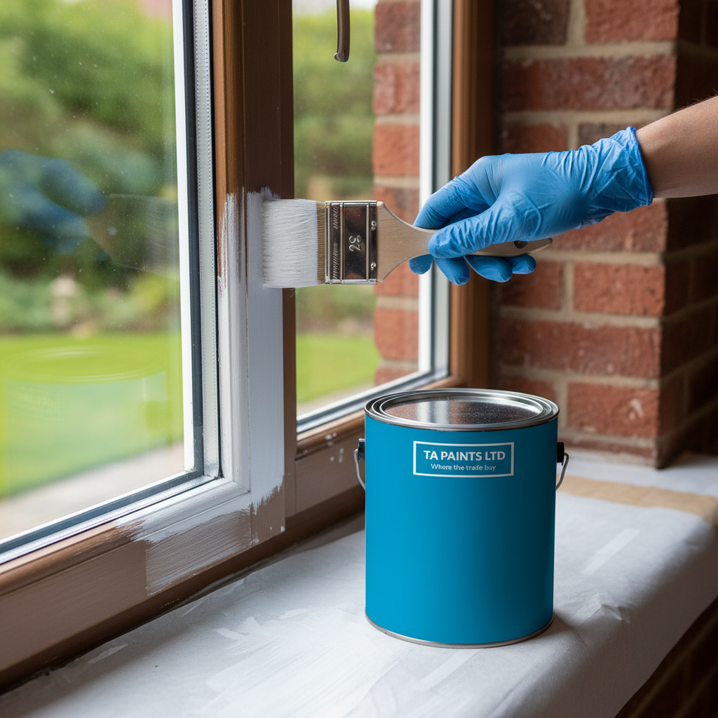 Professional All-In-One Primer and Finish Top Coat for UPVC, Plastic and Composite Surfaces with Excellent Weathering Resistance