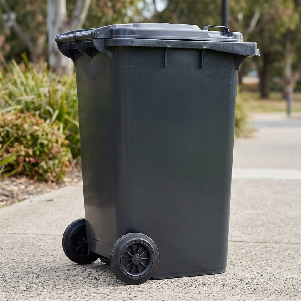 240 litre wheelie bin, polyethylene, EN840 (view 2)