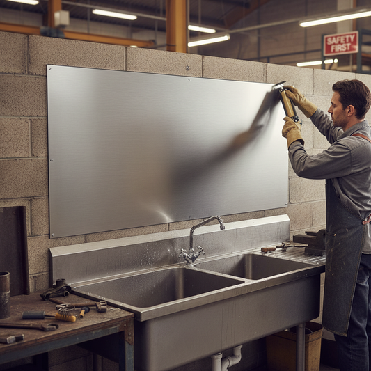 Premium Dull Polished Stainless Steel Sheet 2000mm x 1000mm x 2mm - High Corrosion Resistance for Architectural and Commercial Use