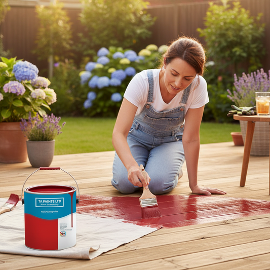 Premium Gloss Decking Paint - Durable, Waterproof & UV Resistant for Home, Garden, and Marine Applications