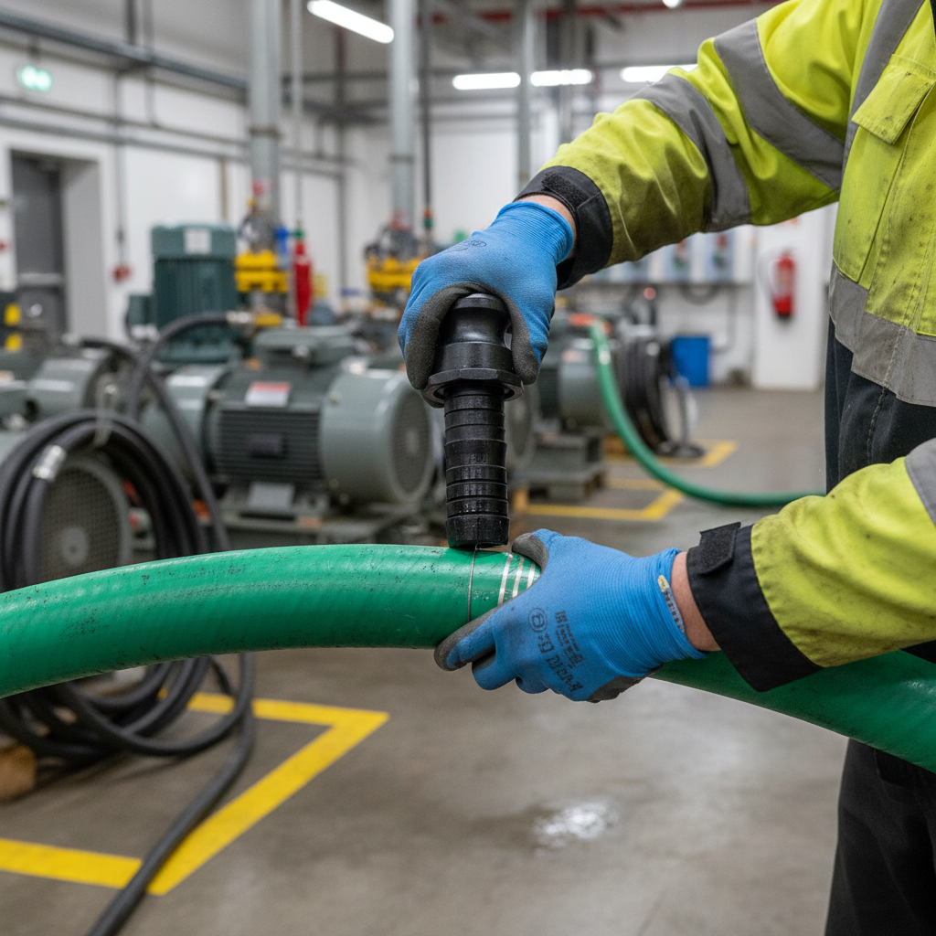 Premium Polypropylene Type E Multi Serrated Hosetail Camlock Coupling for Secure Connections