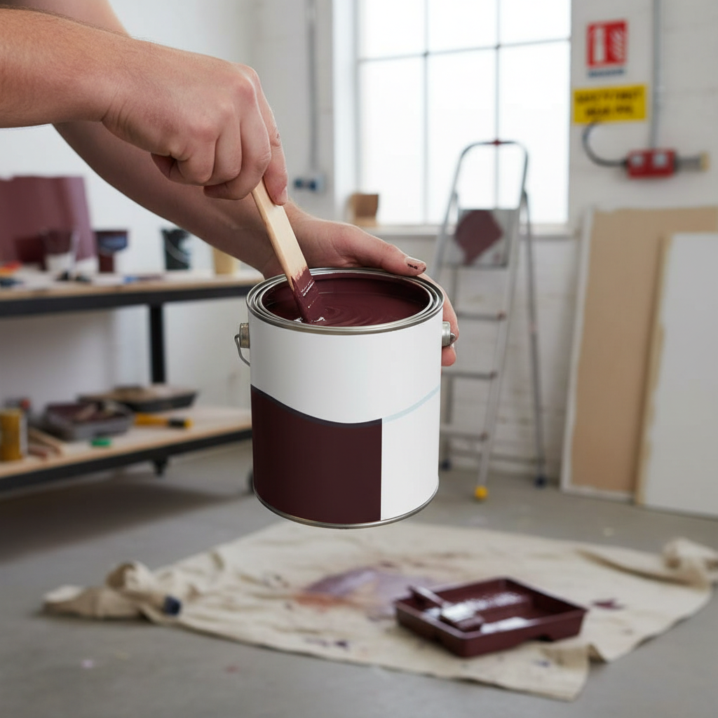 Premium High-Performance Red Paint RAL 3007 - Ideal for Industrial Applications - High-Quality Professional Grade for Industrial and Commercial App...
