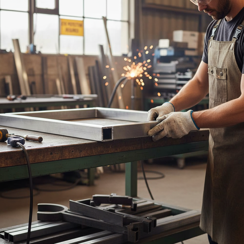 Premium 50.8mm x 50.8mm x 3.2mm Plain Finish Aluminium Square Tube - High Corrosion Resistance and Machinability for Structural Applications