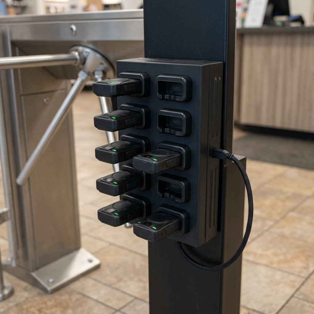 10-port body camera docking station with USB 3.0 (view 2)