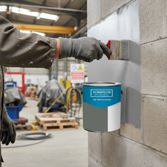 Premium Universal PU Enamel Paint in Mouse Grey - Versatile Indoor & Outdoor Use with Quick-Drying Options and Anti-Corrosive Features