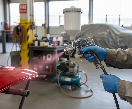 Professional HVLP 600 CC Paint Spray Gun with Wide Spray Pattern and High-Quality Finish