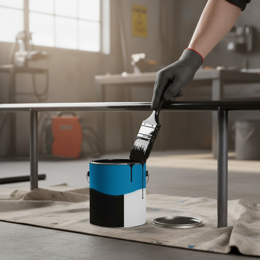 Premium Universal PU Enamel Black Paint - Versatile, Quick-Drying, Ideal for Indoor and Outdoor Use