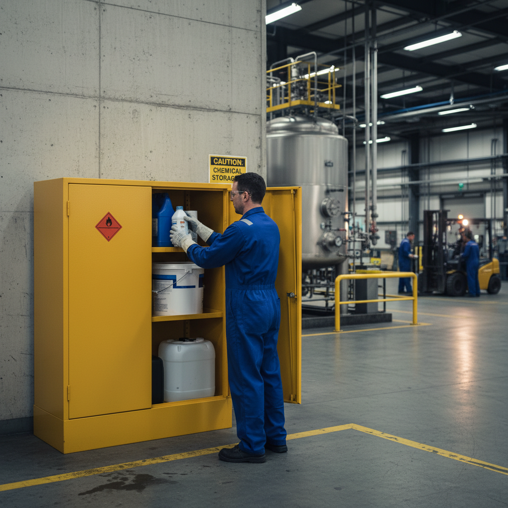 Flammable Liquids Cabinet - HSC48/36 ||L915mm x W457mm x H1219m