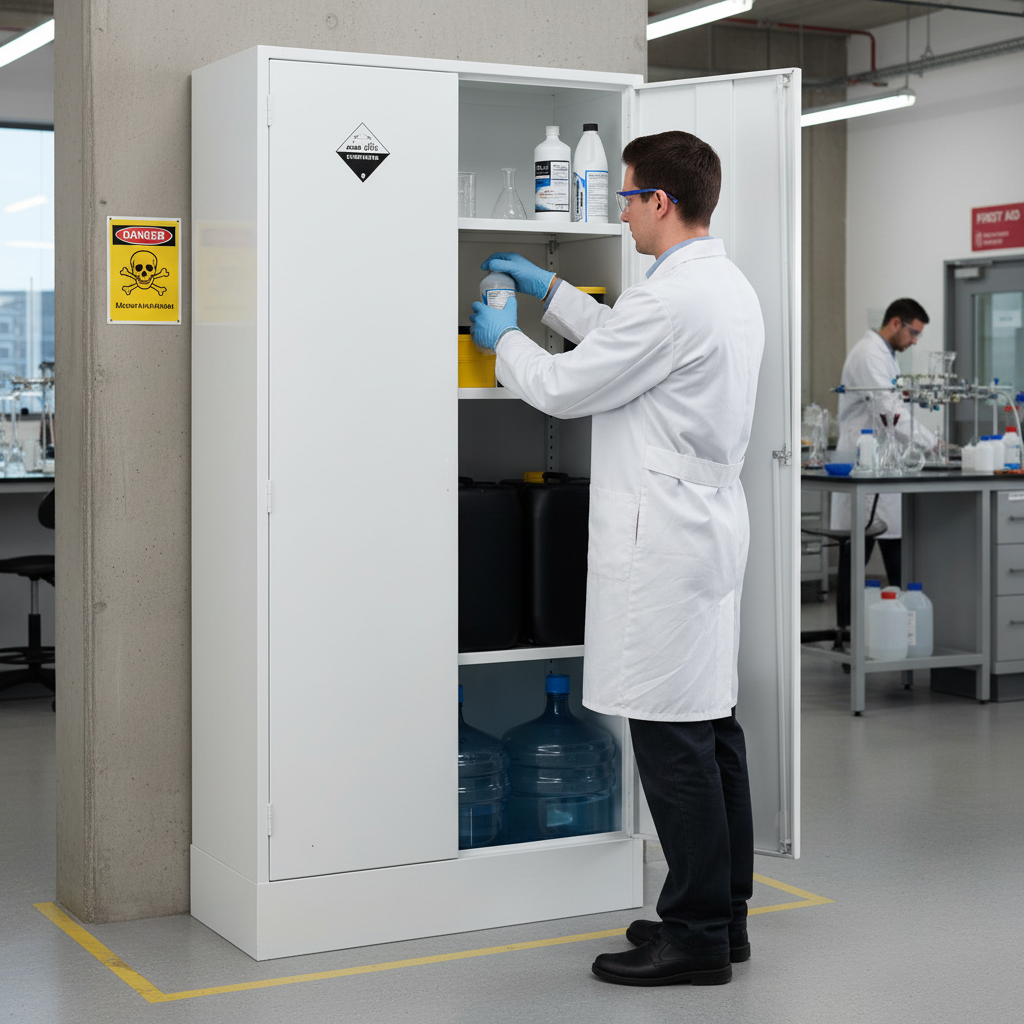 Acid & Alkali Cabinet - AAC72/36 ||L915mm x W457mm x H1829mm