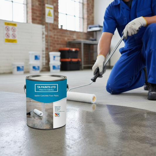 Premium Clear Dust Sealer and Primer for Concrete Floors - High-Performance Universal PU Enamel for Light to Medium Traffic