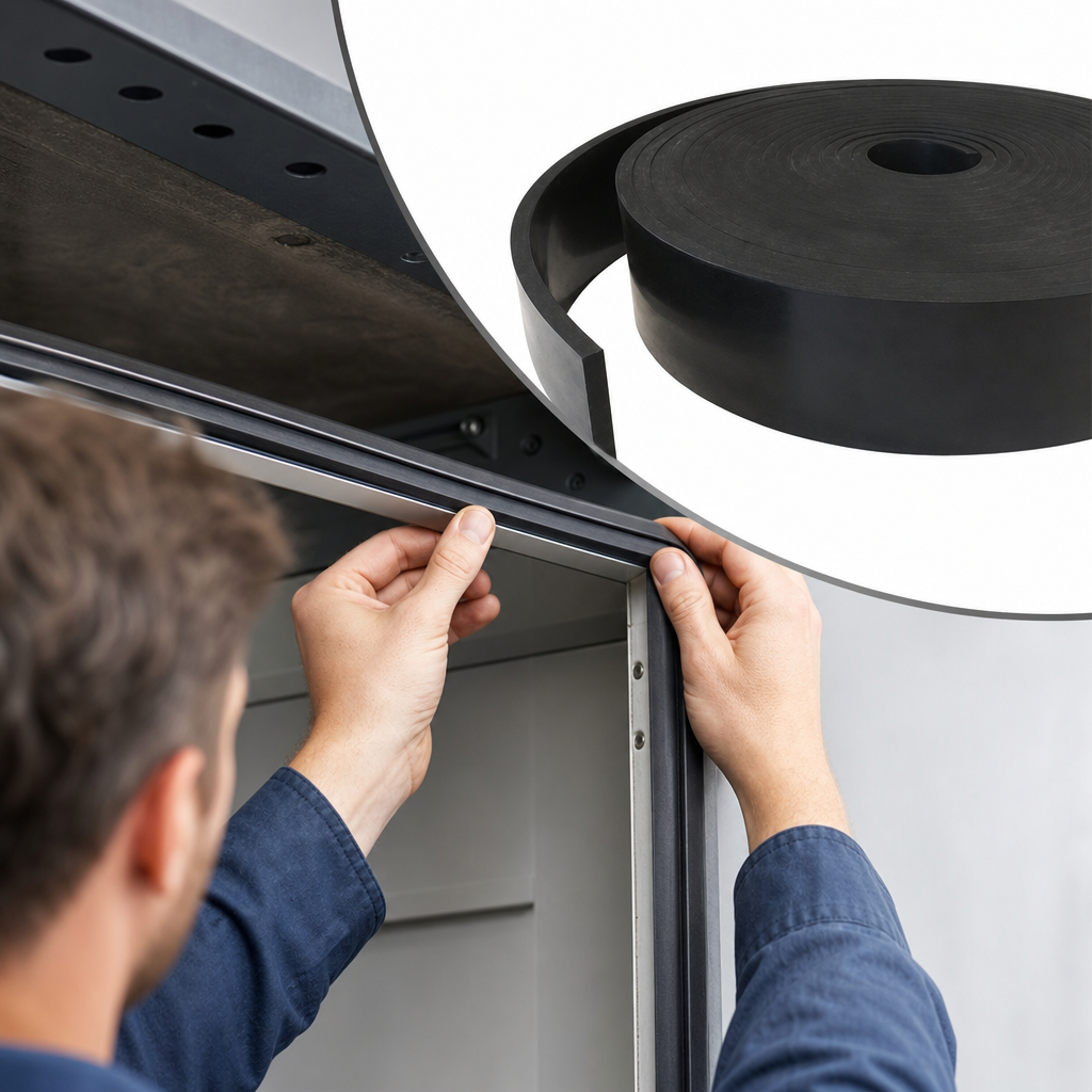 EPDM Rubber Strip for Sealing and Gasketing (5 Metres)