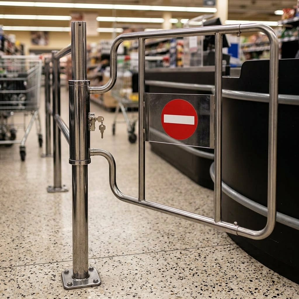 Mechanical Checkout Closer Gate - Deep Arm (view 2)