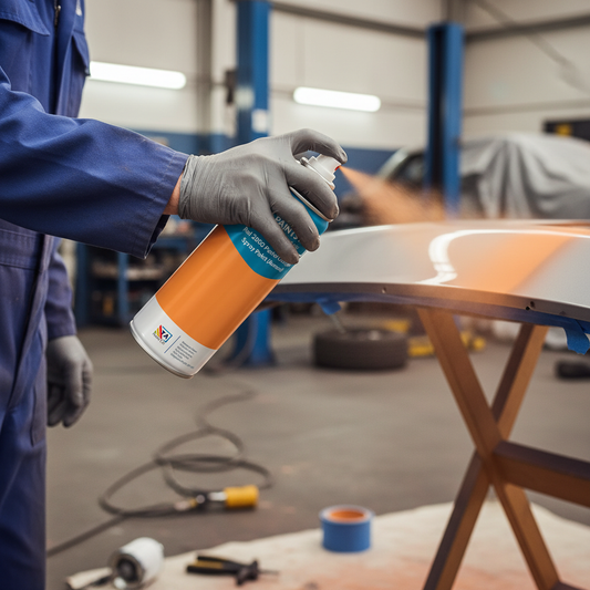 Premium Quick Drying Aerosol Spray Paint in RAL 2003 Pastel Orange - UV & Weather Resistant, High Opacity Formula for Durable Coating