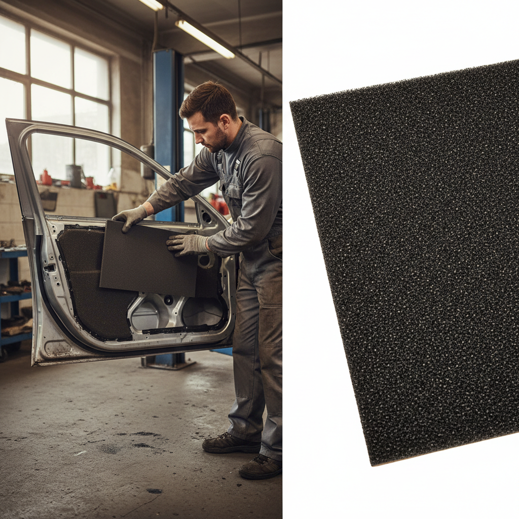 Premium Self-Adhesive Thermo-Acoustic Material 10mm Thick for Noise Reduction and Heat Insulation