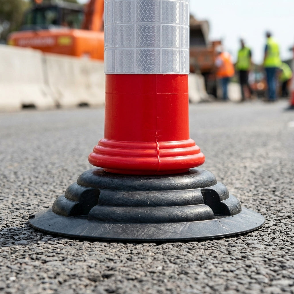75cm delineator marker post with reflective sleeve (view 2)