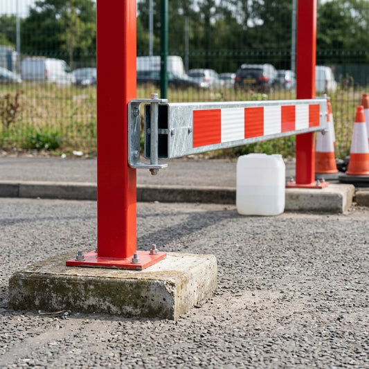 2.05m Fixed Height Restrictor Barrier, Galvanised Steel