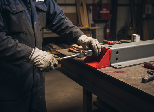 Premium Dock Bumper Angle Bracket - Heavy Duty 250 x 150 x 150 mm with Powder Coated Finish and Mounting Holes