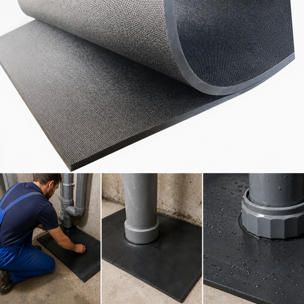 WRAS Approved EPDM Rubber Sheet for Plumbing Applications