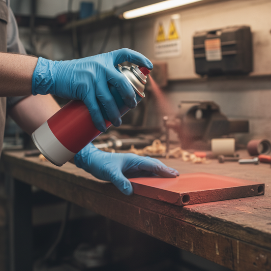Premium Quick Drying Coral Red Spray Paint 400ml - U.V & Weather Resistant with Superior Finish