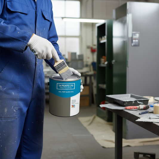 Premium Universal PU Enamel Quartz Grey Paint for Indoor and Outdoor Use - Durable Finish with Quick-Drying Options
