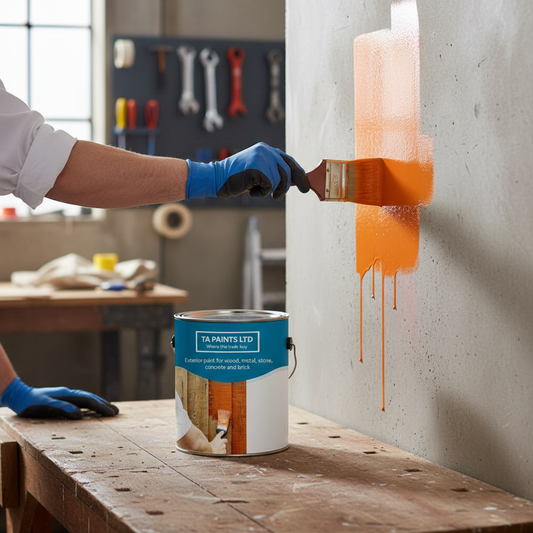 Premium Exterior Gloss Paint - Durable Polyurethane Enamel for Versatile Outdoor Applications
