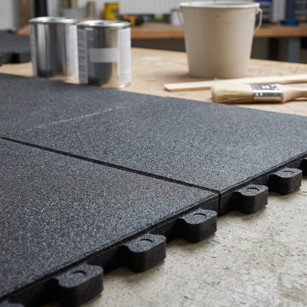 17mm Linkable Rubber Gym Mats (view 2)
