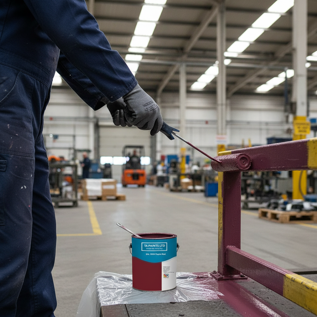 Premium Deep Purple Red Paint for High-End Retail Spaces and Offices - Rich Hue for Luxury Applications