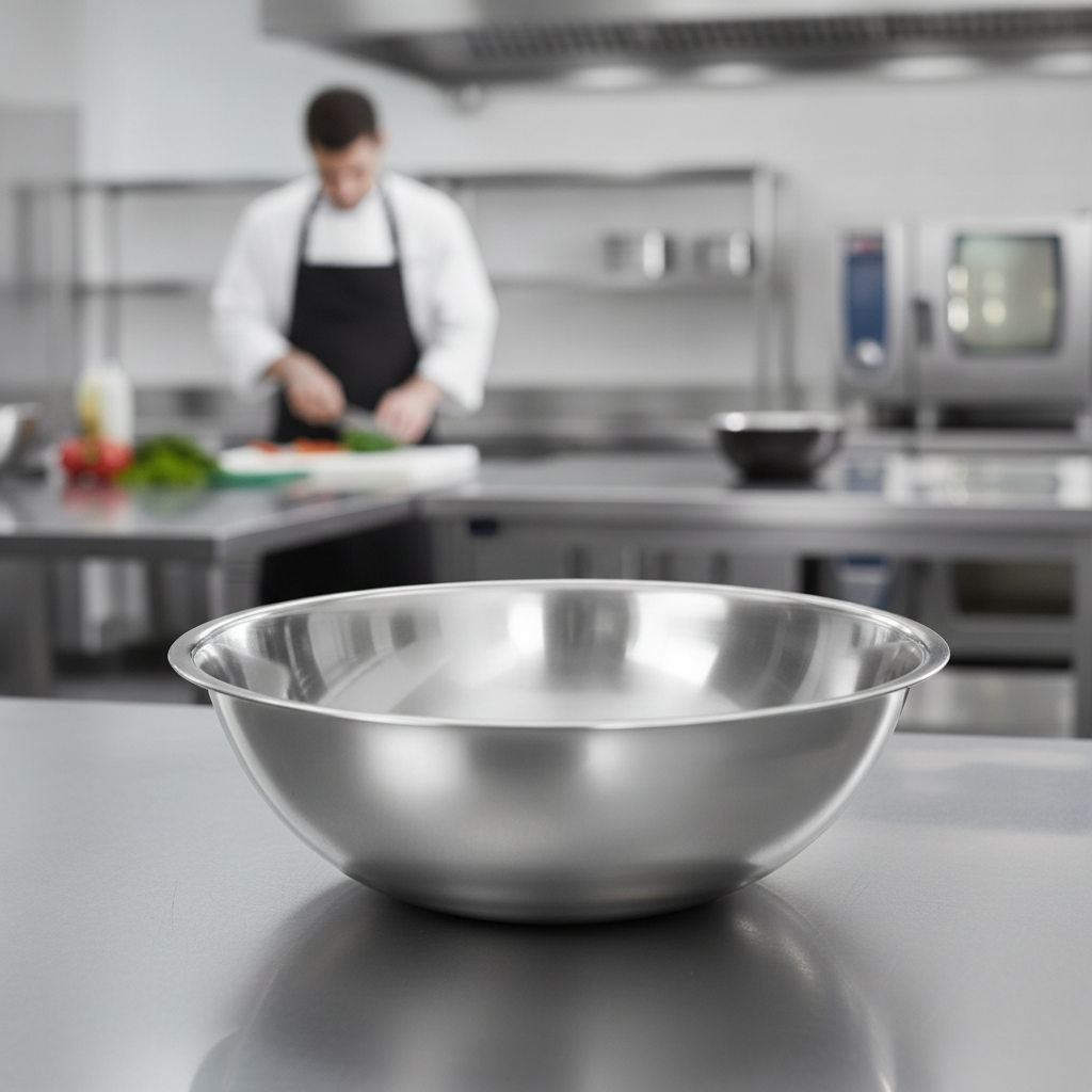 Stainless Steel Mixing Bowl 12L for Professional Kitchens