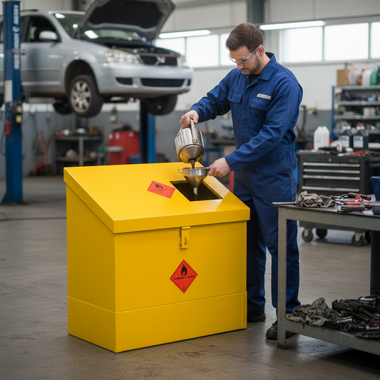 Flammable Liquids Bin - HSB26/24 ||L609mm x W457mm x H660mm