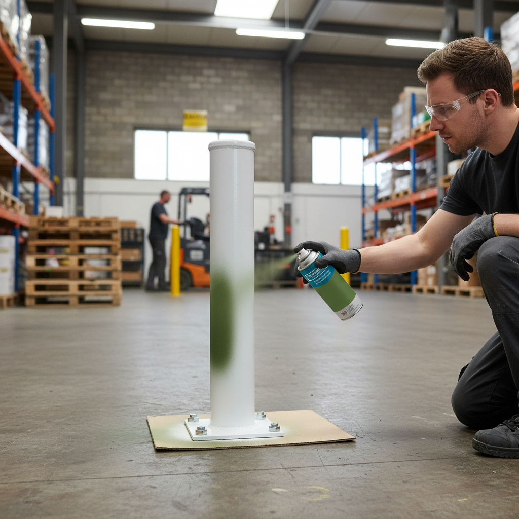 Premium Quick Drying Aerosol Spray Paint in RAL 6025 Fern Green - UV Resistant with High Opacity and Fast Drying Formula