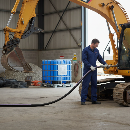 High-Performance Multifuel Delivery Hose for Adblue, Bio Diesel, and Compressed Air - 30m & 50m Coil Lengths