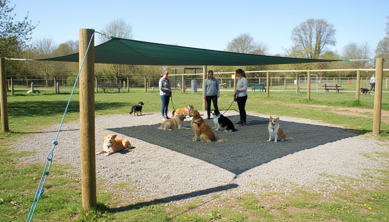 Premium Sunshades for Small Livestock - Easy Installation, UV Protection, Durable Non-Fray Textile