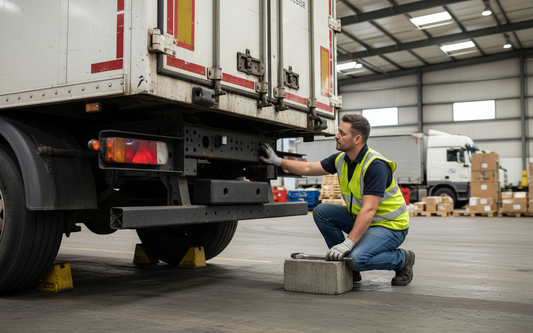 Heavy Duty Rubber HGV Bumper for Light and Heavy Goods Vehicles - 425 x 120 x 100 mm, 6.1 kg Impact Resistant