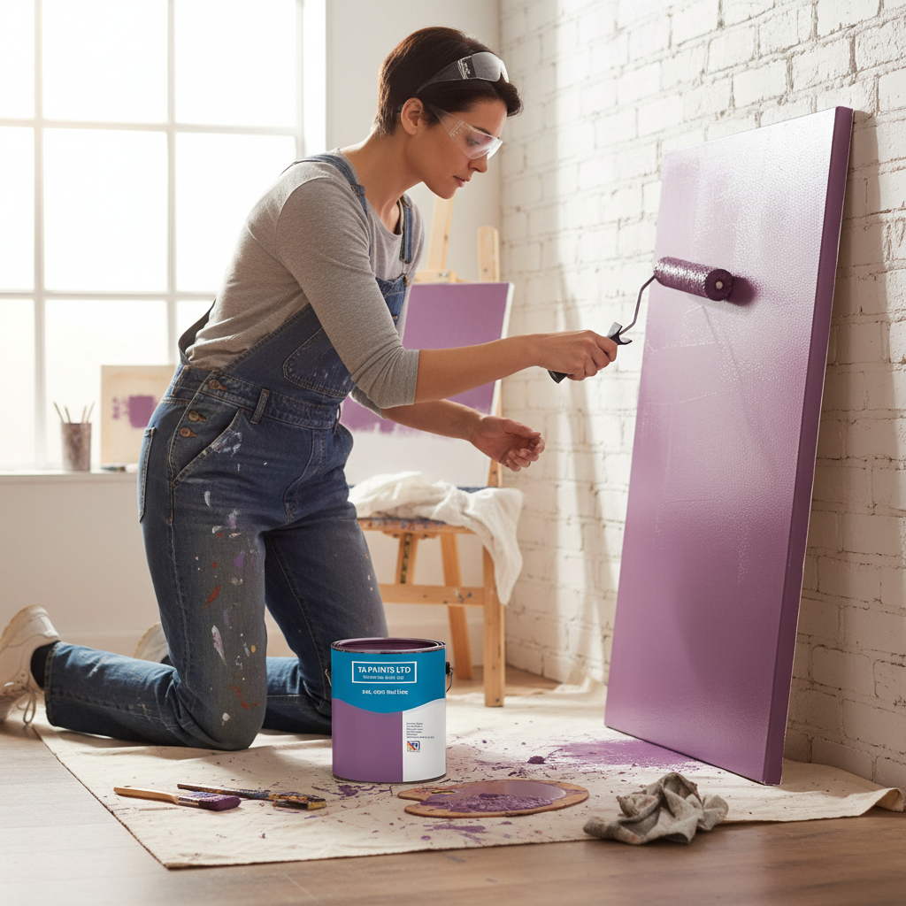 High-Performance RAL 4001 Red Lilac Paint - Durable Finish for Superior Coverage and Color Retention