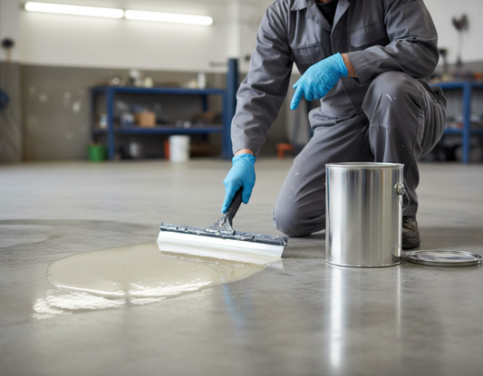Premium 2K Epoxy Resin Floor Primer Sealer - Clear Protective Coating for High-Traffic Areas