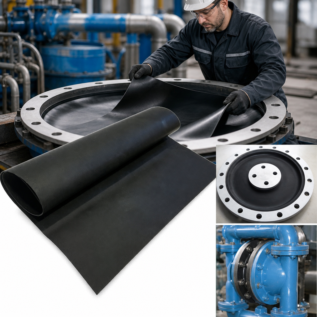 Nitrile Nylon Insertion Diaphragm Sheeting for Industrial Applications