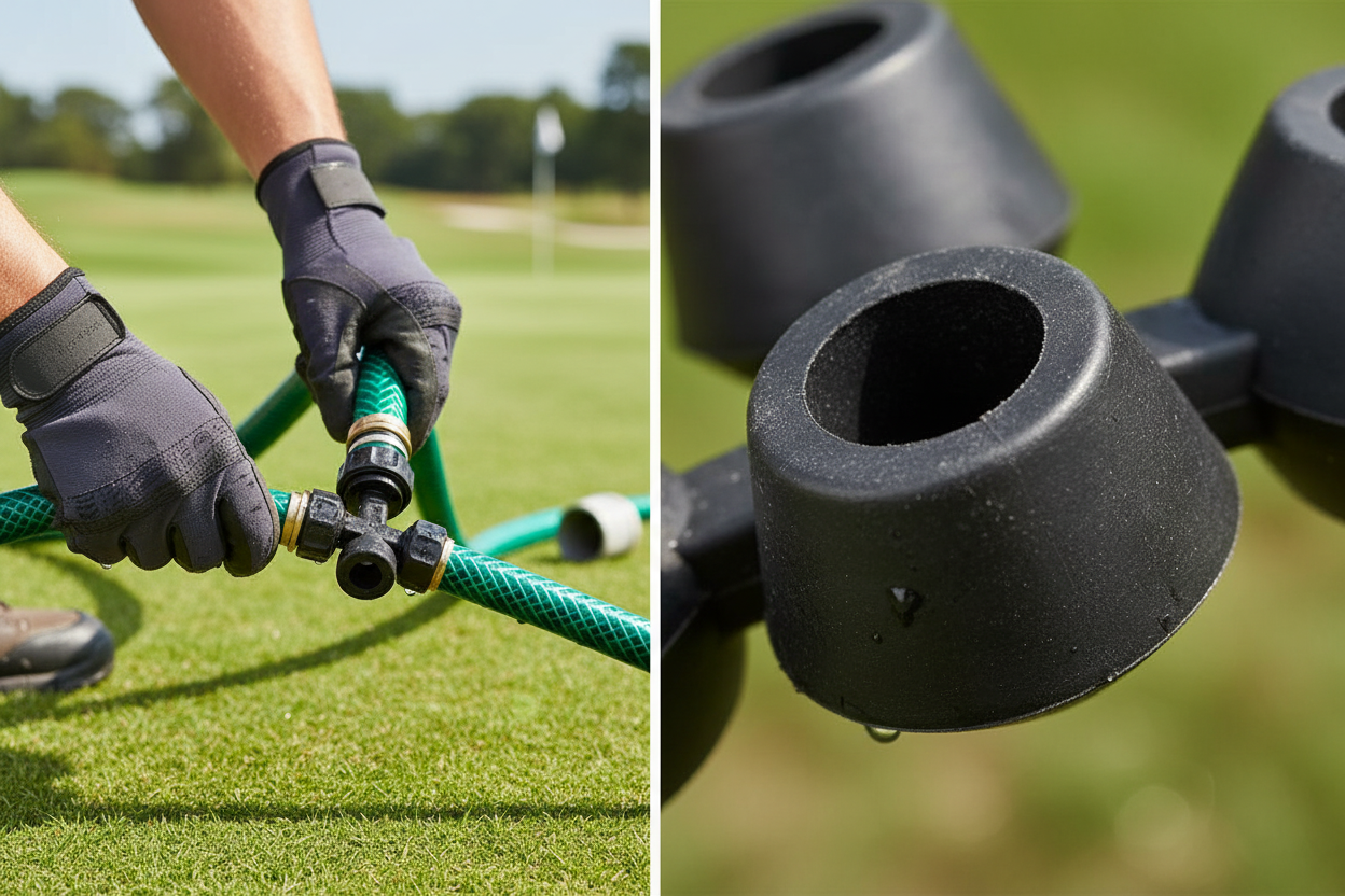 Premium Connector for Natural Rubber Mats - Easy Click Installation, Anti-Slip Design for Erosion Control and Safety Walkways