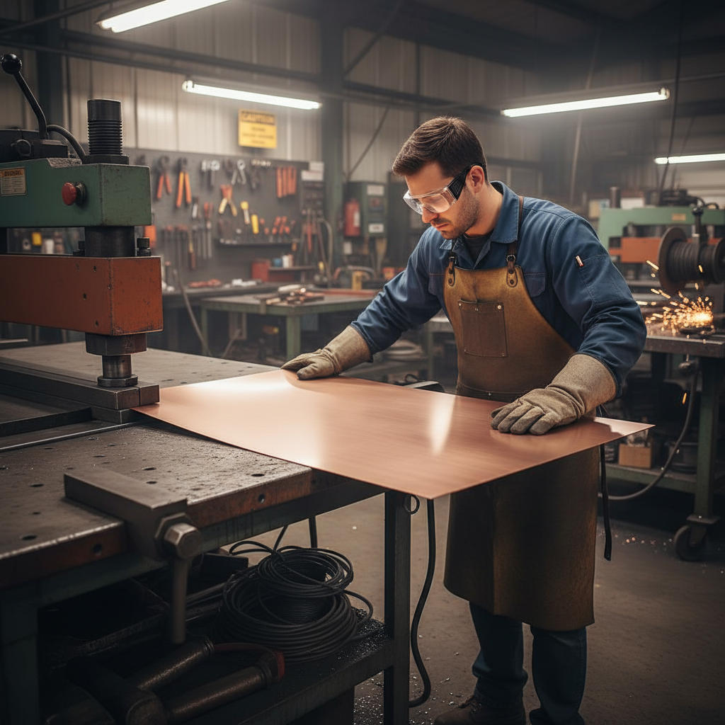 Premium Heavy Duty 2000mm x 1000mm x 3mm Copper Sheet - Malleable, Ductile, and Corrosion-Resistant for Versatile Applications