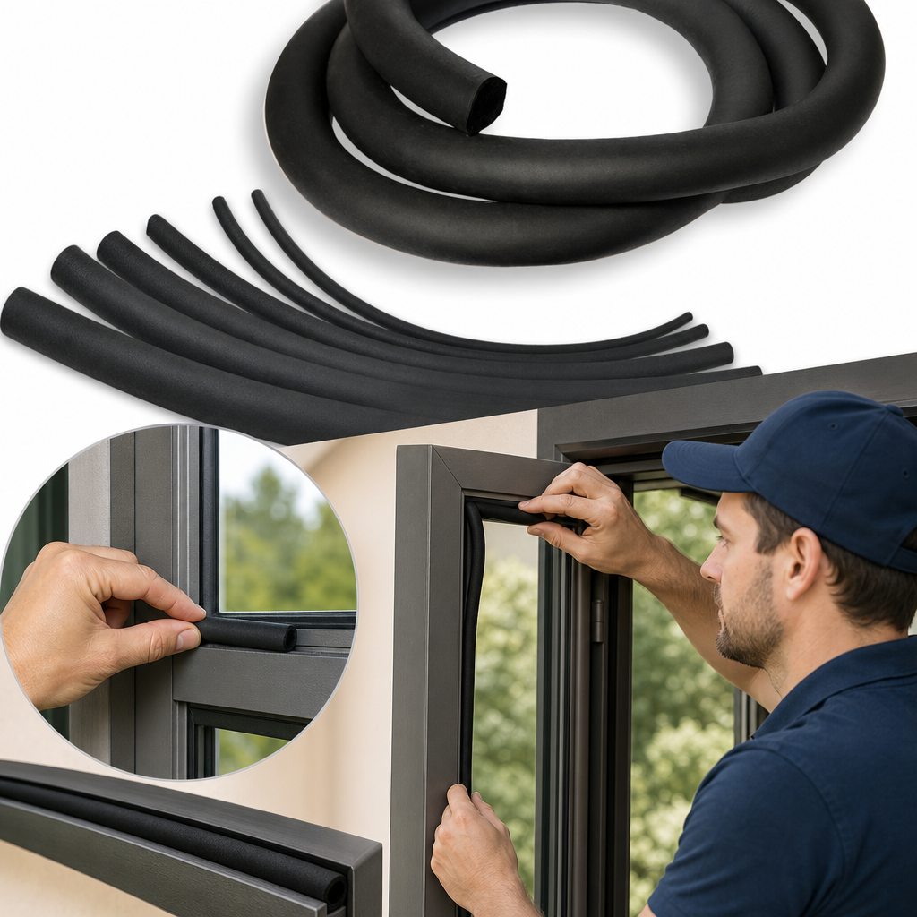Expanded Neoprene Rubber Cord for Sealing Applications