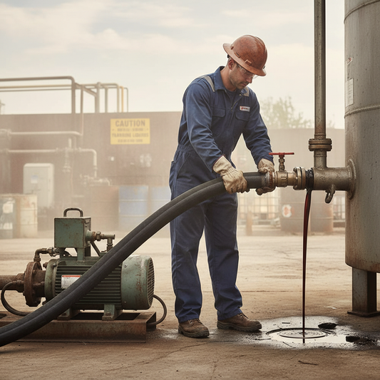 Premium Heavy Duty Suction and Discharge Hose for Oil and Hydrocarbons – 10 Bar NBR Construction with Embedded Copper Wire