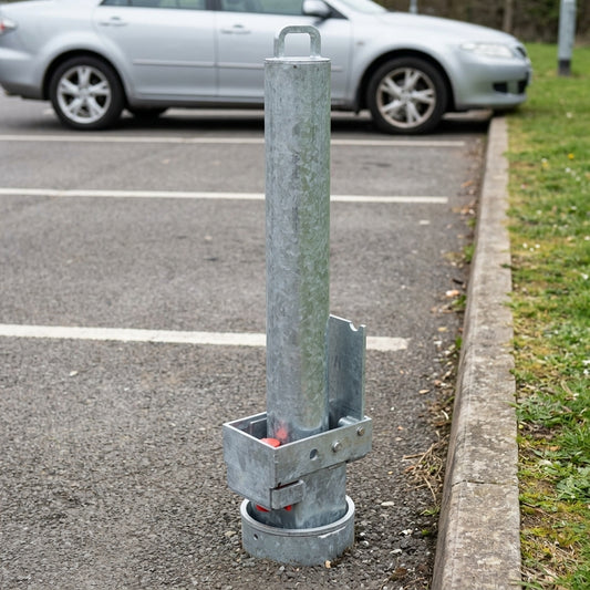 500mm Removable Bollard with Integral Lock